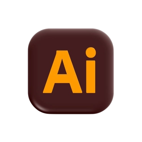 Professional graphic designer creating vector artwork, branding assets, and logos using Adobe Illustrator.